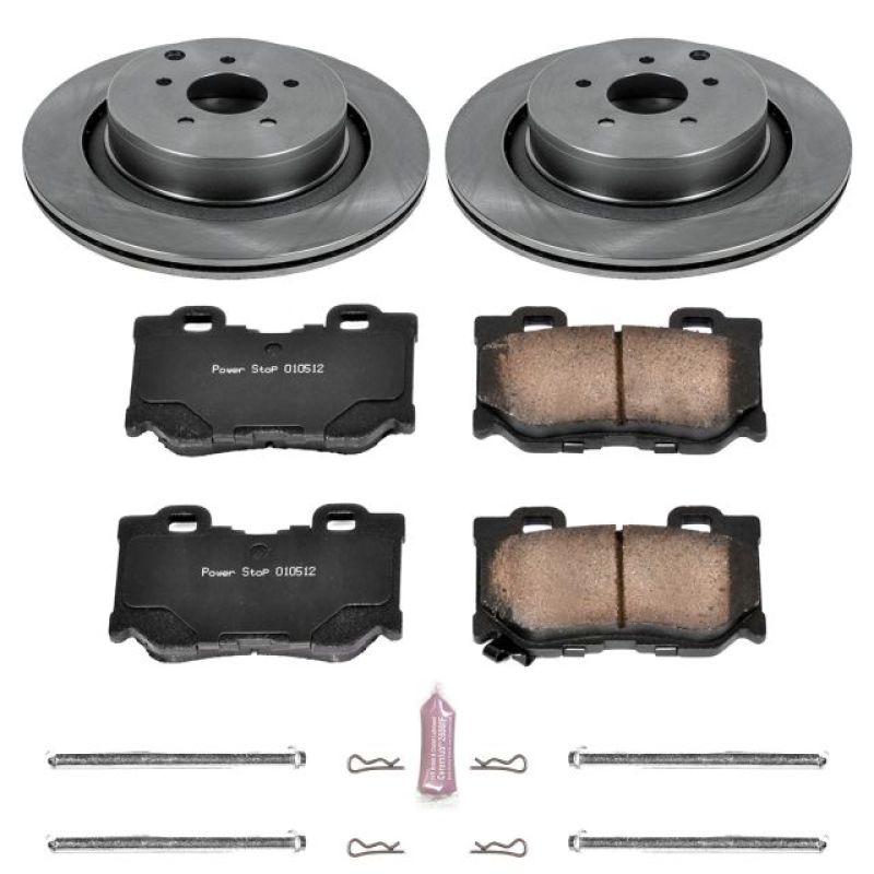 PowerStop Power Stop 09-13 Infiniti FX50 Rear Autospecialty Brake Kit