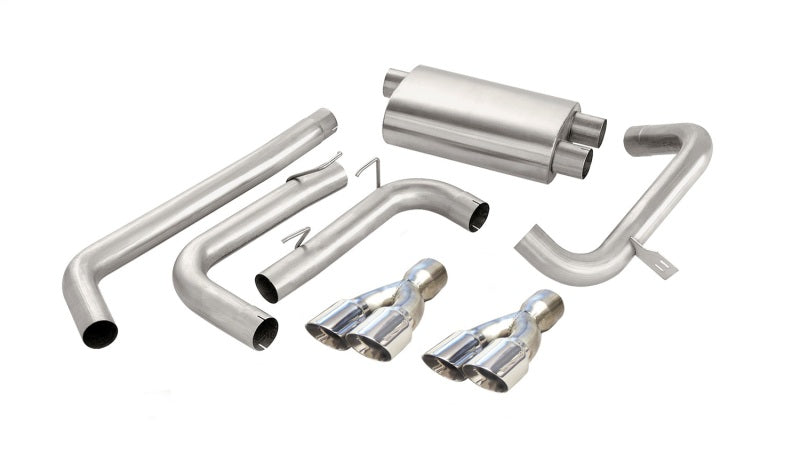 CORSA Performance Corsa 1998-2002 Chevrolet Camaro Convertible Z28 5.7L V8 LS1 Polished Sport Cat-Back Exhaust