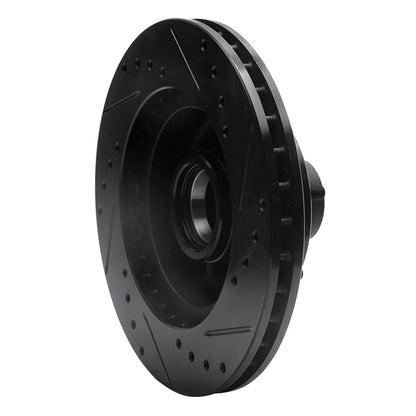 R1 Concepts R1 1978-1990 Buick Estate Wagon Front Left Drilled & Slotted Black Brake Rotor