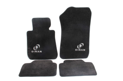 Dinan 14-18 BMW X5 xDrive35i F85-X5M/F15 X5 Signature Floor Mats Black w/ Silver Logo - Set of 4
