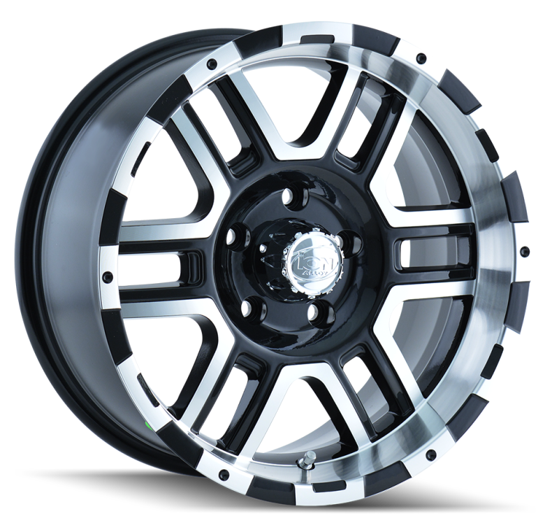 ION Wheels ION Type 179 16x8 / 6x139.7 BP / 10mm Offset / 106mm Hub Black/Machined Wheel