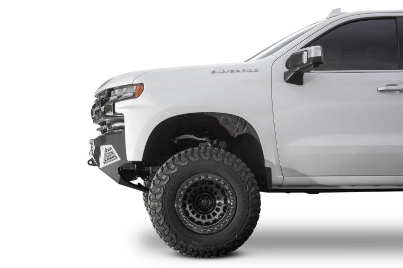 Addictive Desert Designs 2019 Chevrolet Silverado 1500 SF Front Bumper w/ Winch Mount&Sensor Cutout
