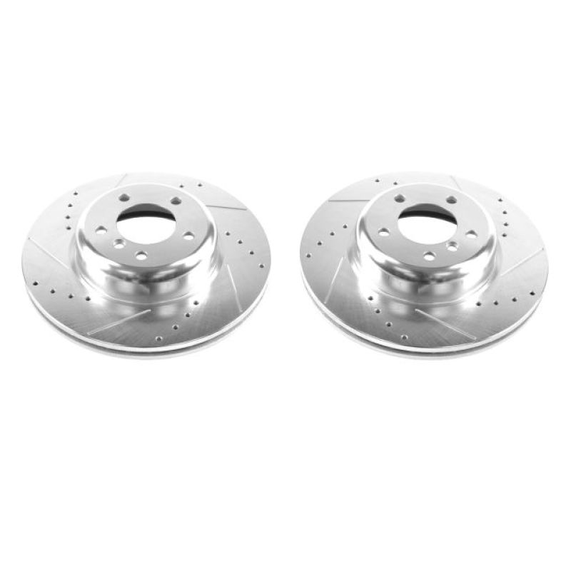 PowerStop Power Stop 08-13 BMW 135i Front Evolution Drilled & Slotted Rotors - Pair