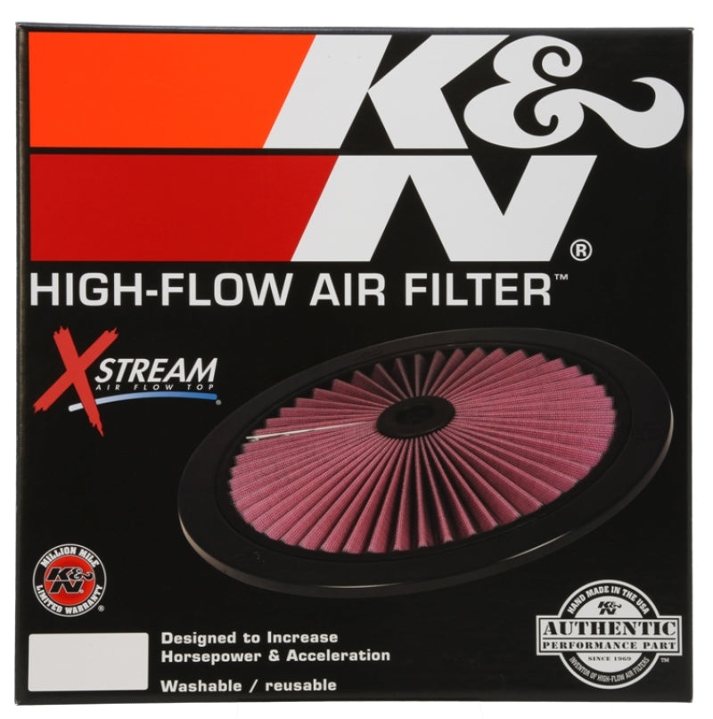 K&N Engineering K&N X-Stream Top Filter X-Stream 16in OD - Black