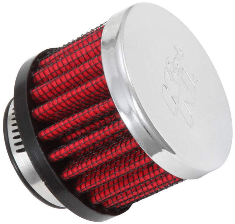 K&N Engineering K&N 1in Flange ID x 2in OD x 1.5 inch H Rubber Base Crankcase Vent Filter