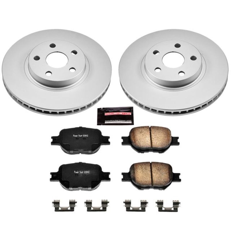 PowerStop Power Stop 05-10 Scion tC Front Z17 Evolution Geomet Coated Brake Kit