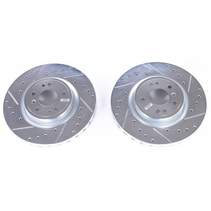 PowerStop Power Stop 2018 Mercedes-Benz GLE350 Front Evolution Drilled & Slotted Rotors - Pair