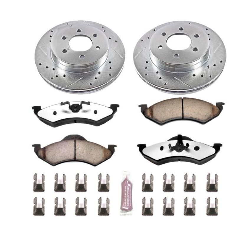PowerStop Power Stop 00-02 Dodge Dakota Front Z36 Truck & Tow Brake Kit