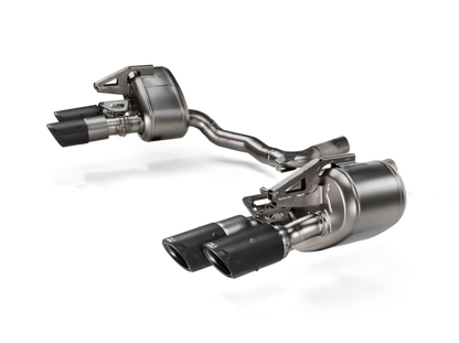 Akrapovic Akrapovic 2024+ Porsche Panamera Slip-On Line (Titanium) w/ Carbon Tips: Requires V6 or V8 fit kit