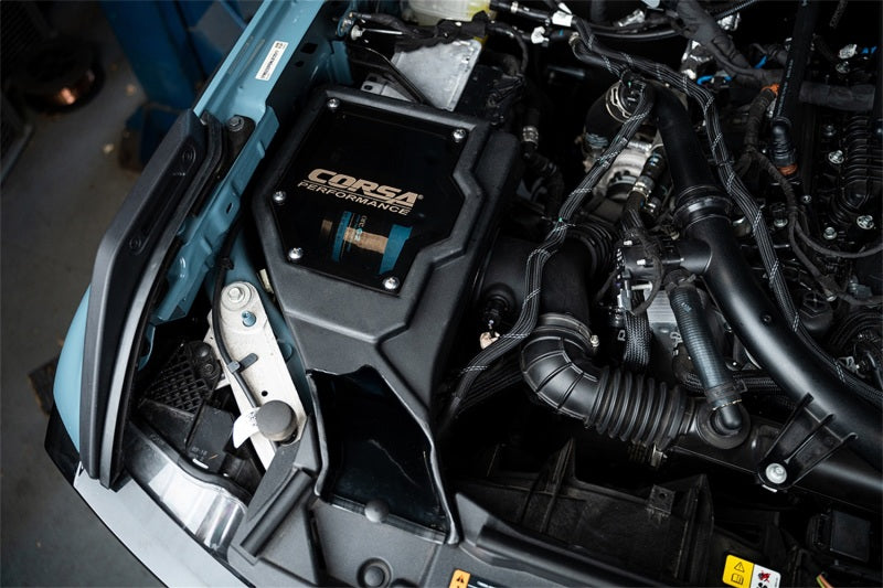 CORSA Performance Corsa 2021-2025 Ford Bronco 2.7L Cold Air Intake With Donaldson Powercore Dry Filter