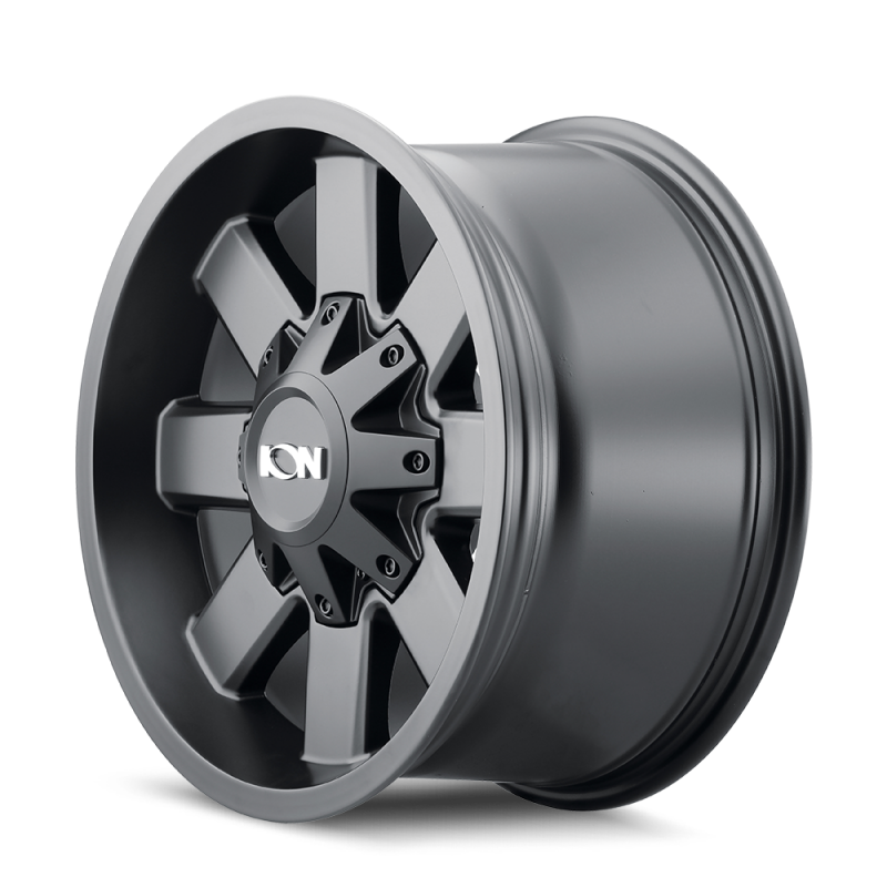 ION Wheels ION 141 17x9 / 8x165.1 BP / 18mm Offset / 125.2mm Hub Satin Black Wheel