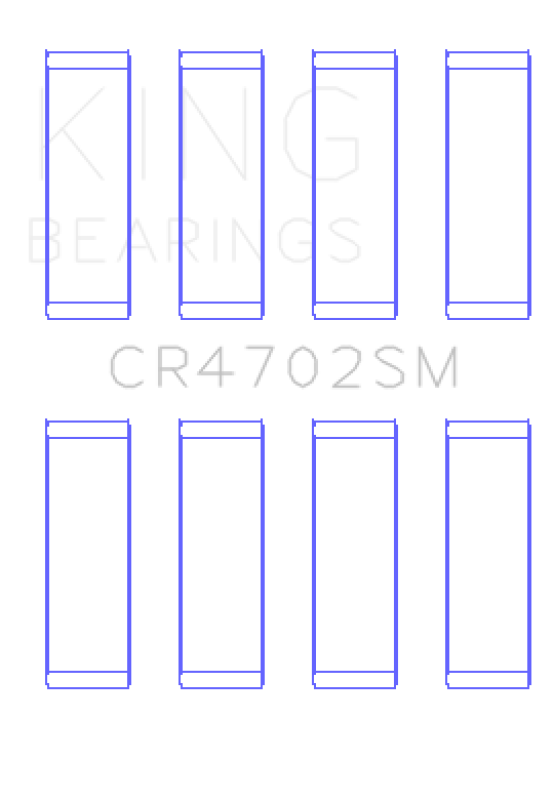 King Engine Bearings VW Cvna Ea211 (Size +0.25mm) Connecting Rod Bearing Set