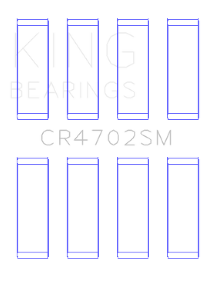 King Engine Bearings VW Cvna Ea211 (Size +0.25mm) Connecting Rod Bearing Set