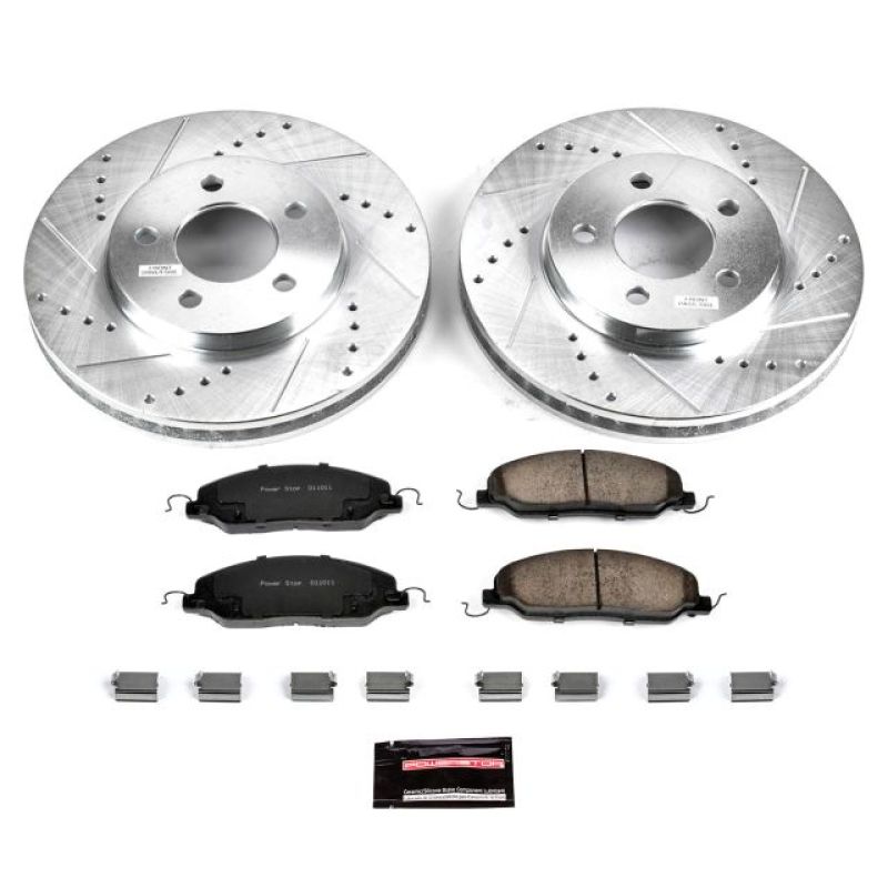 PowerStop Power Stop 05-10 Ford Mustang Front Z23 Evolution Sport Brake Kit