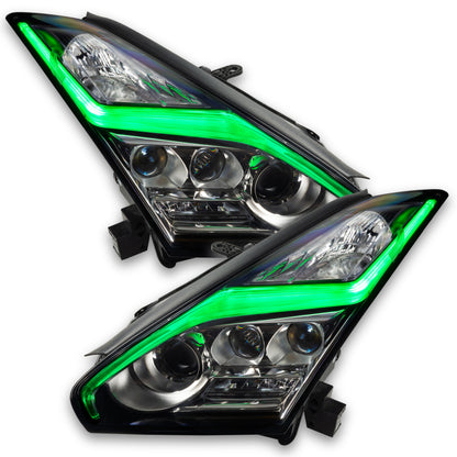 ORACLE Lighting Oracle 15-21 Nissan GT-R RGB+W (Lightning Bolt) Headlight DRL Kit- w/o Controller