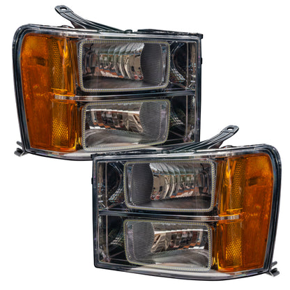 ORACLE Lighting Oracle 07-13 GMC Sierra SMD HL - Square Ring Design - ColorSHIFT w/ 2.0 Controller