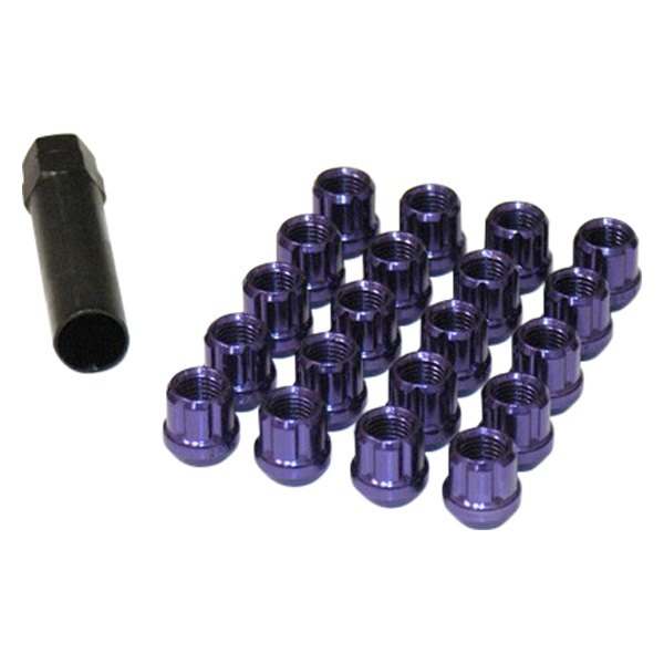 MUTEKI 31885L LUG NUTS KIT 12X1.25 PURPLE (OPEN END)