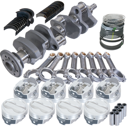 Eagle Chevy LT1 350 1Pc 3.750in Crank 6.000in I-Beam Rods -18cc 4.040in Pistons Rotating Assembly
