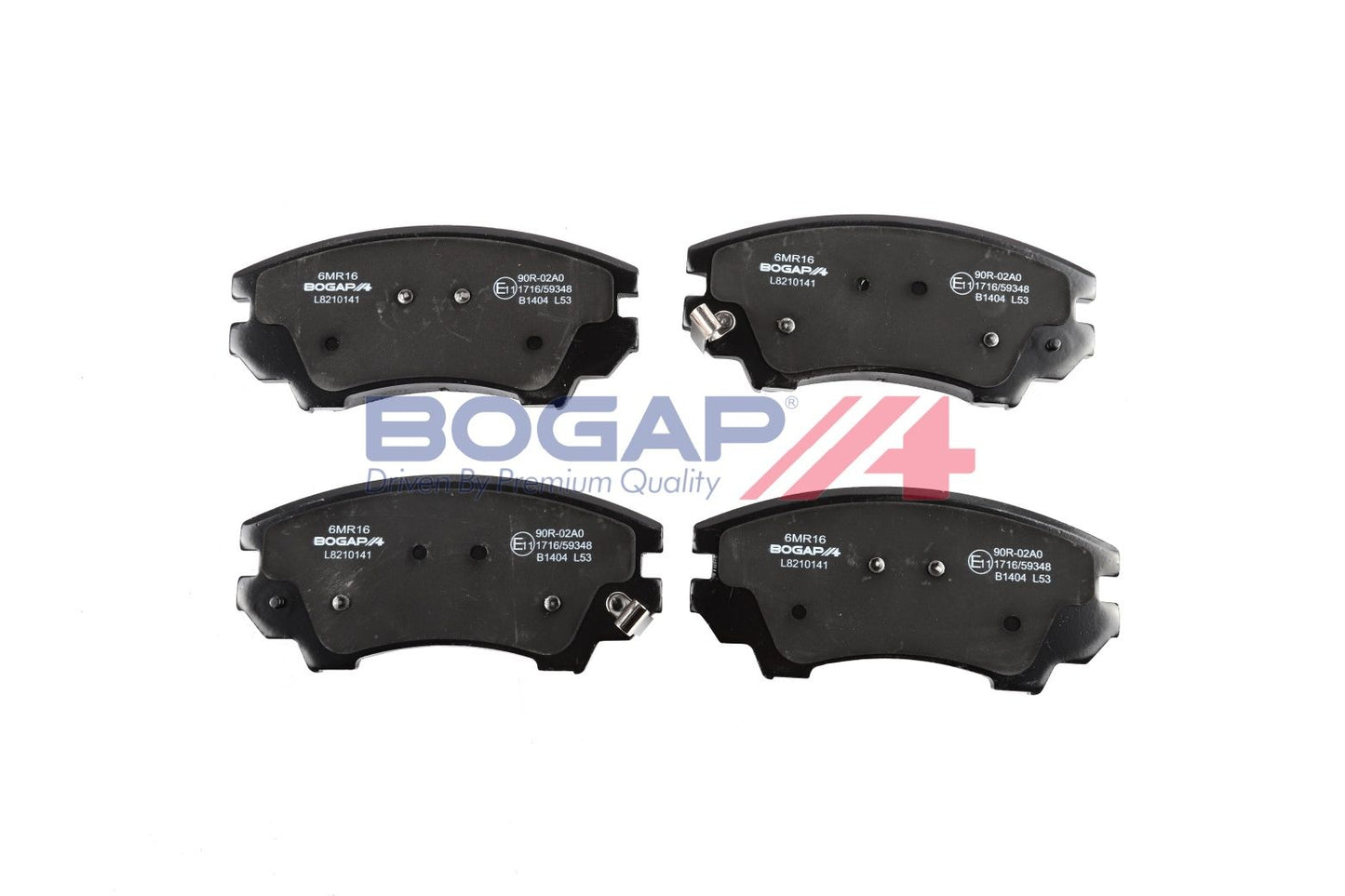 BOGAP L8210141 Brake Pad Set, Disc Brake