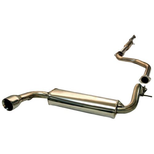 SRS AXBS-CV88S-S Axleback System Steel Single (Civic 87-91 3DR/CRX 87-93)