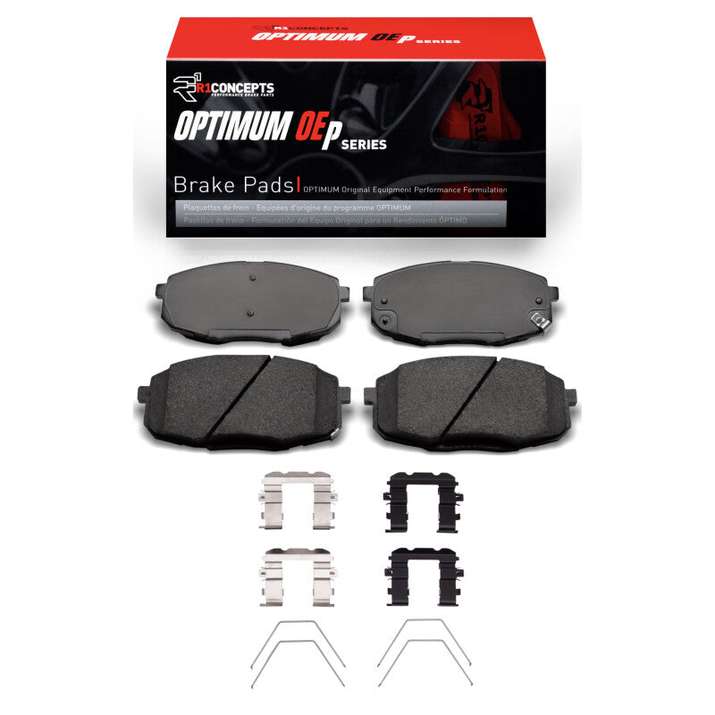 R1 Concepts R1 2014-2025 Hyundai Kona Front R1 Optimum OE Pads & Hardware Kit