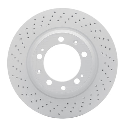 DFC 98-98 Porsche 911 Left Rear Drilled Hi-Carbon Alloy Geomet Coated Rotor