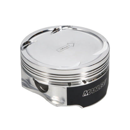 Manley Performance Manley 03-07 Nissan 350Z/Maxima 81.4mm Stroker 96.50mm +1.0mm Bore 8.5:1 Dish Piston Set w/ Rings