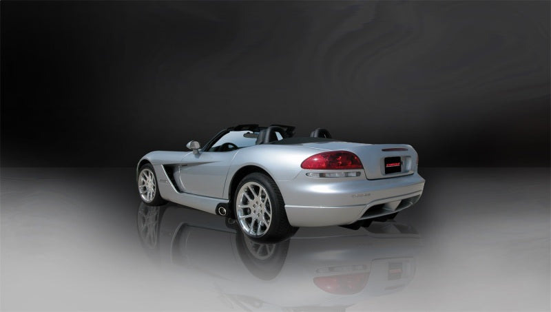 CORSA Performance Corsa 2003-06 Dodge Viper 8.3L Polished Sport Cat-Back Exhaust (3in Inlet for Use w/ Hi-Flow Conv.)