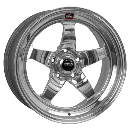 Weld S71 18x9 / 5x4.5 BP / 6.7in. BS Polished Wheel (Medium Pad) - Non-Beadlock