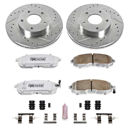 PowerStop Power Stop 00-01 Infiniti I30 Front Z26 Street Warrior Brake Kit
