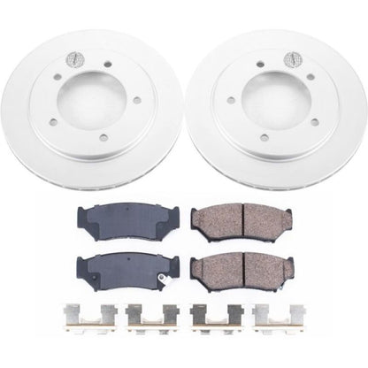 PowerStop Power Stop 00-04 Chevrolet Tracker Front Z17 Evolution Geomet Coated Brake Kit