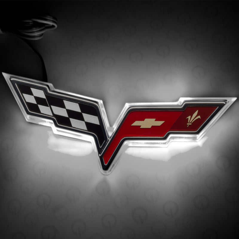 ORACLE Lighting Oracle Chevrolet Corvette C6 Illuminated Emblem - Dual Intensity - White