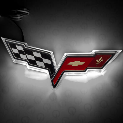 ORACLE Lighting Oracle Chevrolet Corvette C6 Illuminated Emblem - Dual Intensity - White