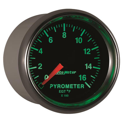 Autometer GS 0-1600 degree F Full Sweep Electronic Pyrometer Gauge