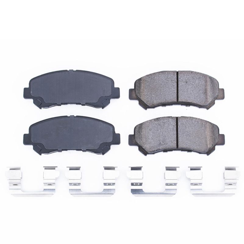 PowerStop Power Stop 08-13 Nissan Rogue Front Z17 Evolution Ceramic Brake Pads w/Hardware