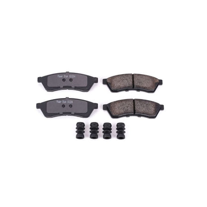 PowerStop Power Stop 04-06 Chevrolet Epica Rear Z17 Evo Ceramic Brake Pad w/Hardware