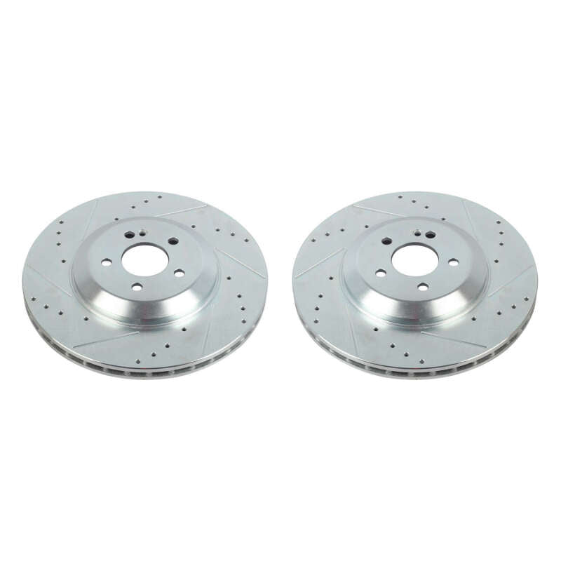 PowerStop Power Stop 19-20 Mercedes-Benz CLS450 Rear Evolution Drilled & Slotted Rotors - Pair