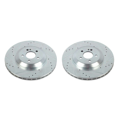 PowerStop Power Stop 19-20 Mercedes-Benz CLS450 Rear Evolution Drilled & Slotted Rotors - Pair