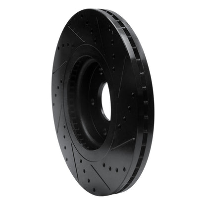 R1 Concepts R1 15-21 Kia Sedona Front Left Drilled & Slotted Black Brake Rotor