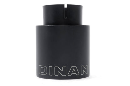 Dinan Double-Walled 4in Clamp-On Exhaust Tip - Black - 4in Outlet / 2.75in Inlet