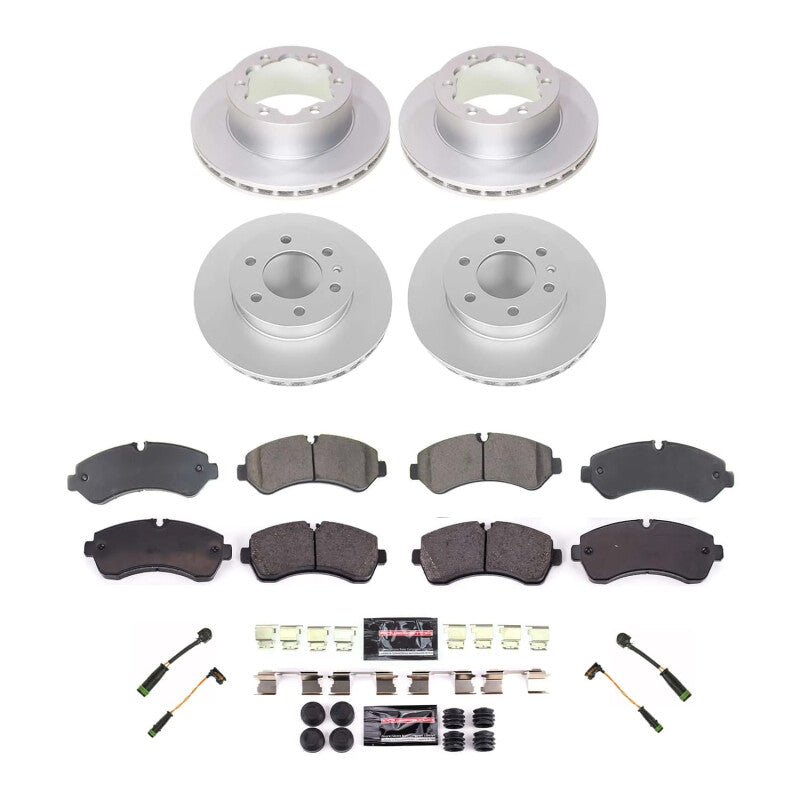 PowerStop Power Stop 19-20 Mercedes-Benz Sprinter 4500 Rear Z23 Coated Brake Kit