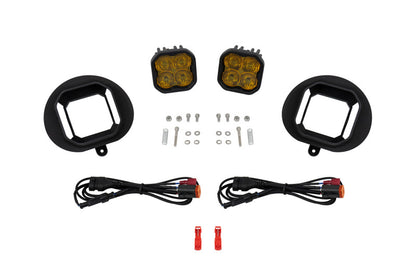 Diode Dynamics SS3 Pro Type 2003 Sierra Kit ABL Yellow SAE Fog