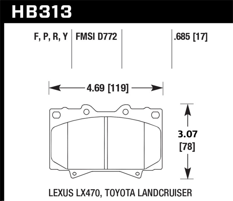 Hawk Performance Hawk HPS Street Brake Pads