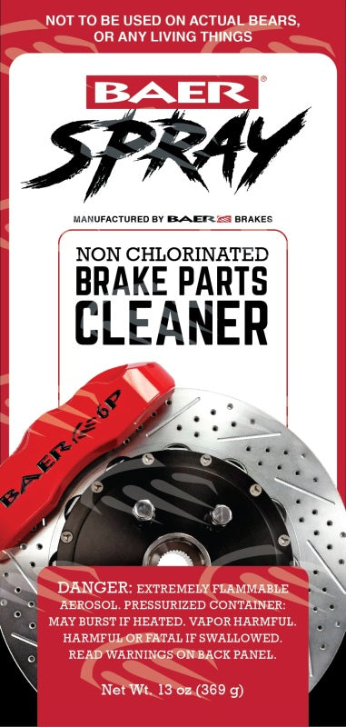 Baer Brakes Spray Brake Cleaner Non-Chlorinated Technical Grade 130Z - 12 Case (Aerosol)