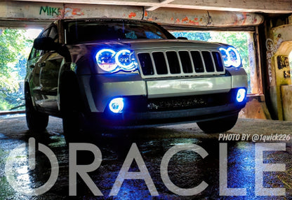 ORACLE Lighting Oracle Jeep Grand Cherokee 05-10 Halo Kit - ColorSHIFT w/o Controller