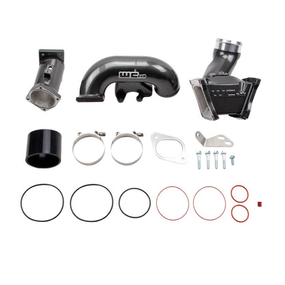 Wehrli 2007.5-10 Chevrolet Duramax LMM 3in. Y-Bridge Kit - Cat Yellow