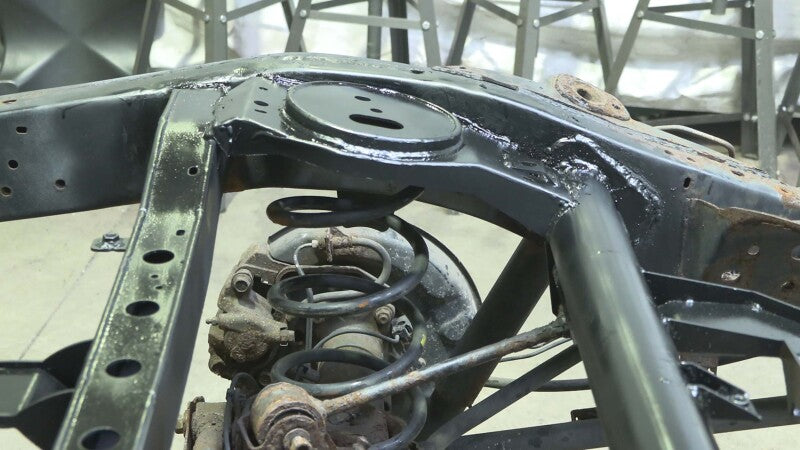 RustBuster Rust Buster FJ Cruiser & 4Runner Rear Upper Coil Spring Bucket & Shock Mount - Right
