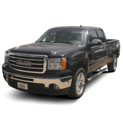 Westin 2014-2018 Chevrolet/GMC Silverado Sierra 1500 Dbl Cab PRO TRAXX 5 Oval Nerf Step Bars - SS