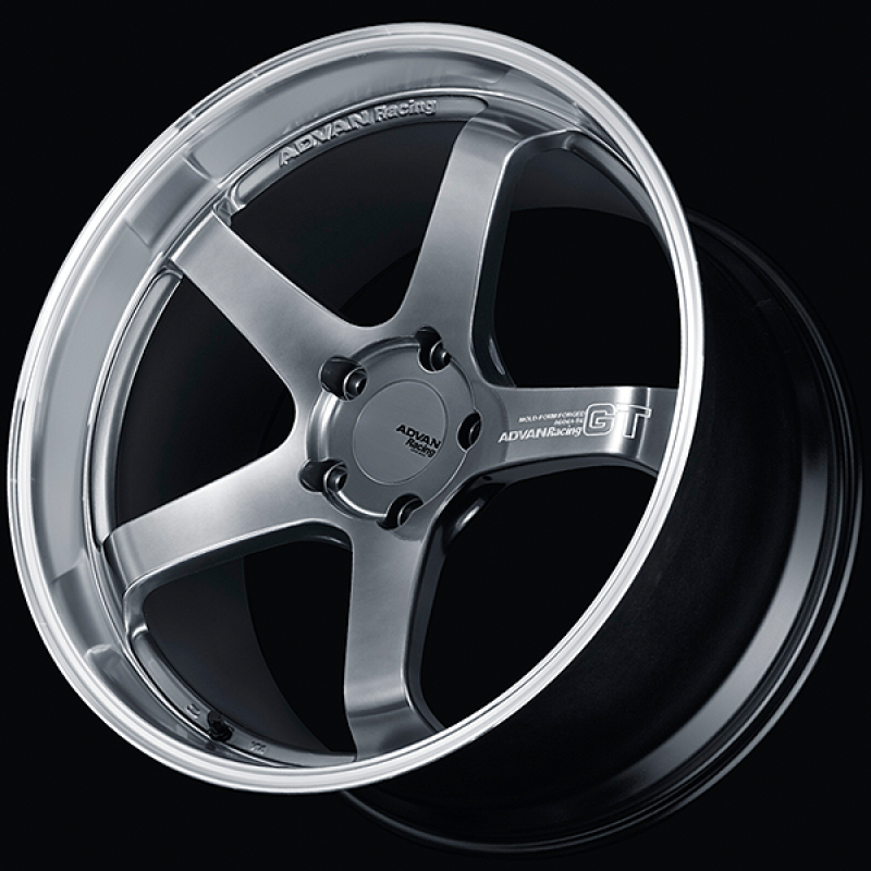 Advan GT for Porsche 21x12.0 / +42 Offset / CL-CL / Machining & Hyper Platinum Black