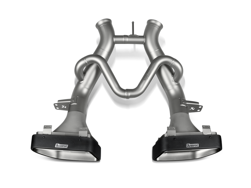 Akrapovic Akrapovic 14-17 McLaren 650S/650S Spyder Slip-On Line (Titanium) w/ Carbon Tips